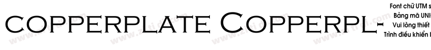copperplate Copperpl字体转换